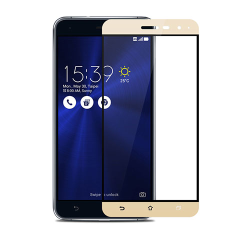 Film Protecteur d'Ecran Verre Trempe Integrale pour Asus Zenfone 3 ZE552KL Or