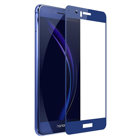 Film Protecteur d'Ecran Verre Trempe Integrale pour Huawei Honor 8 Bleu