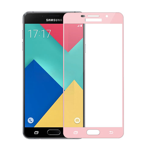 Film Protecteur d'Ecran Verre Trempe Integrale pour Samsung Galaxy A9 Pro (2016) SM-A9100 Rose