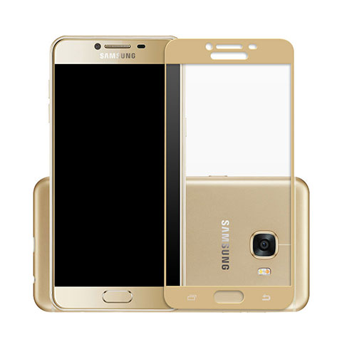 Film Protecteur d'Ecran Verre Trempe Integrale pour Samsung Galaxy C7 SM-C7000 Or