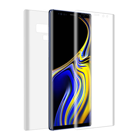 Film Protection Protecteur d'Ecran Avant et Arriere Verre Trempe pour Samsung Galaxy Note 9 Clair