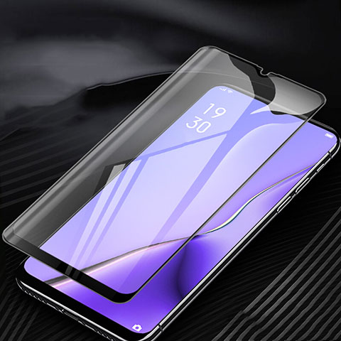 Film Protection Protecteur d'Ecran Verre Trempe Integrale Anti-Lumiere Bleue pour Oppo A11 Noir