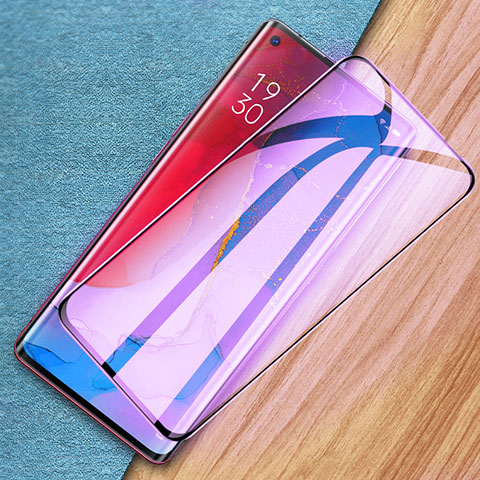 Film Protection Protecteur d'Ecran Verre Trempe Integrale Anti-Lumiere Bleue pour Oppo Find X2 Neo Noir