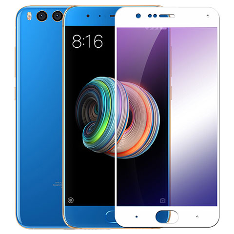 Film Protection Protecteur d'Ecran Verre Trempe Integrale F03 pour Xiaomi Mi Note 3 Blanc