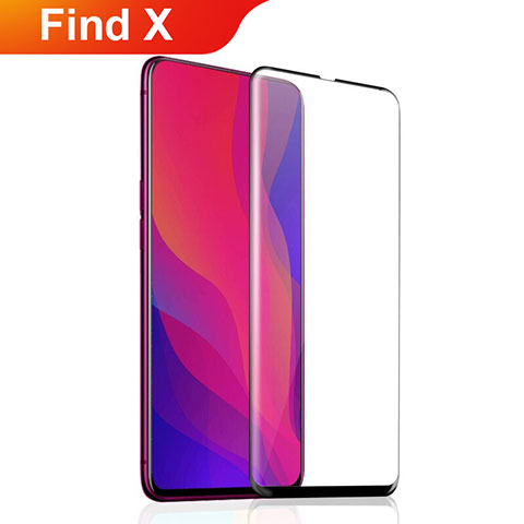 Film Protection Protecteur d'Ecran Verre Trempe Integrale F04 pour Oppo Find X Noir