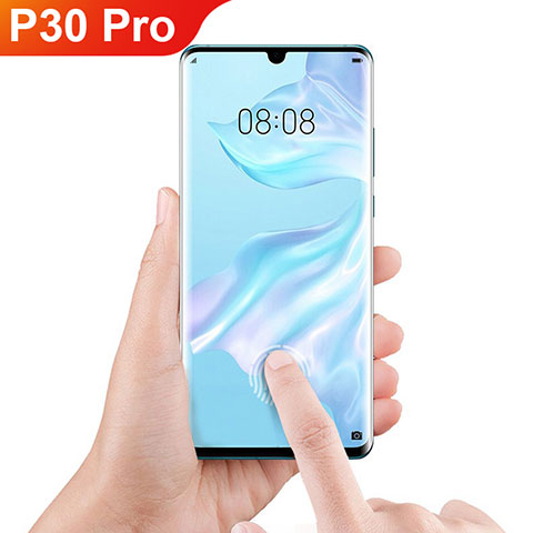 Film Protection Protecteur d'Ecran Verre Trempe Integrale F06 pour Huawei P30 Pro Noir