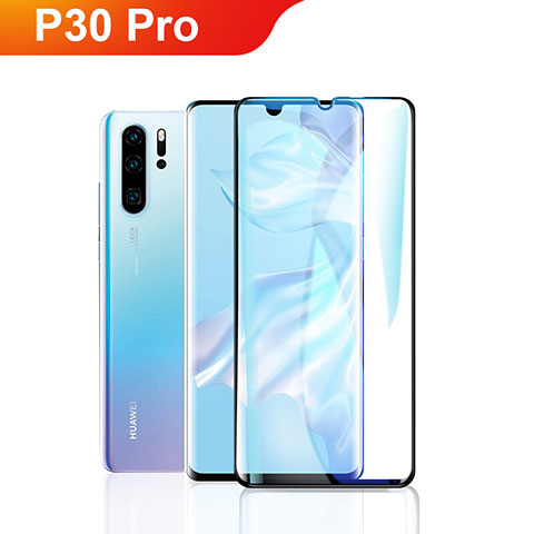 Film Protection Protecteur d'Ecran Verre Trempe Integrale F09 pour Huawei P30 Pro Noir