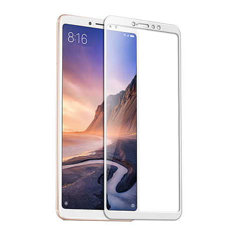 Film Protection Protecteur d'Ecran Verre Trempe Integrale F09 pour Xiaomi Mi Mix 3 Blanc