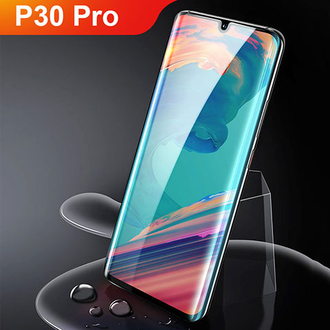 Film Protection Protecteur d'Ecran Verre Trempe Integrale pour Huawei P30 Pro Noir