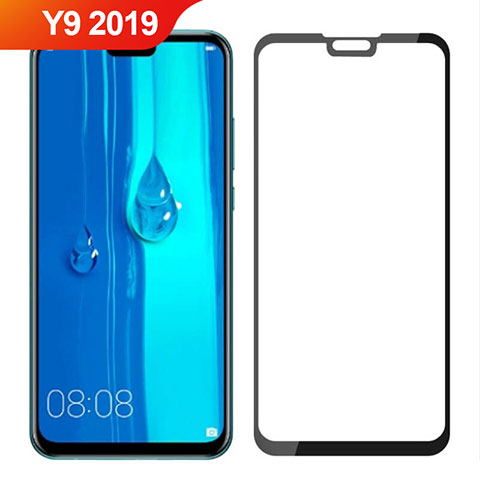 Film Protection Protecteur d'Ecran Verre Trempe Integrale pour Huawei Y9 (2019) Noir