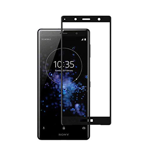 Film Protection Protecteur d'Ecran Verre Trempe Integrale pour Sony Xperia XZ2 Compact Noir