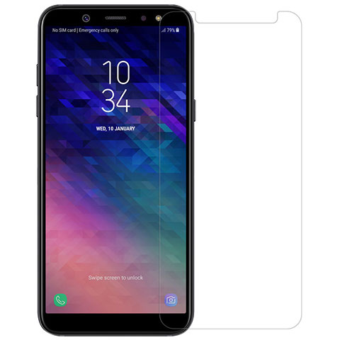 Film Protection Verre Trempe Protecteur d'Ecran pour Samsung Galaxy A6 (2018) Dual SIM Clair