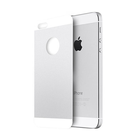 Film Verre Trempe Arriere Protecteur d'Ecran pour Apple iPhone 5 Argent