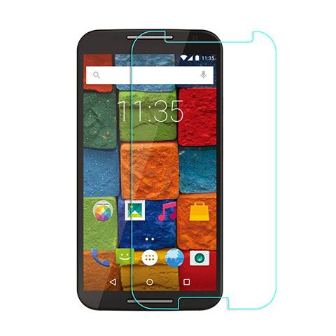 Film Verre Trempe Protecteur d'Ecran pour Motorola Moto X (2nd Gen) Clair