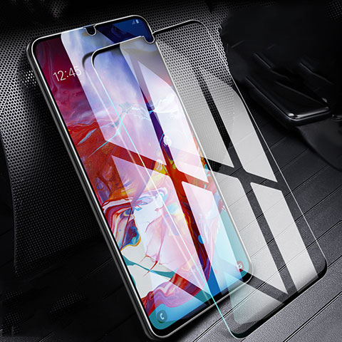 Film Verre Trempe Protecteur d'Ecran T01 pour Samsung Galaxy A70 Clair