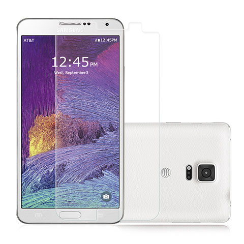 Film Verre Trempe Protecteur d'Ecran T02 pour Samsung Galaxy Note 4 Duos N9100 Dual SIM Clair