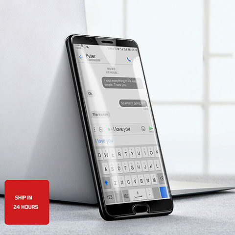Film Verre Trempe Protecteur d'Ecran T05 pour Huawei Honor V10 Clair
