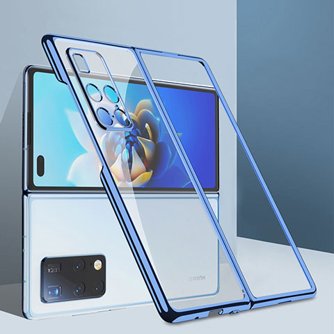 Housse Antichocs Rigide Transparente Crystal AC1 pour Huawei Mate X2 Bleu