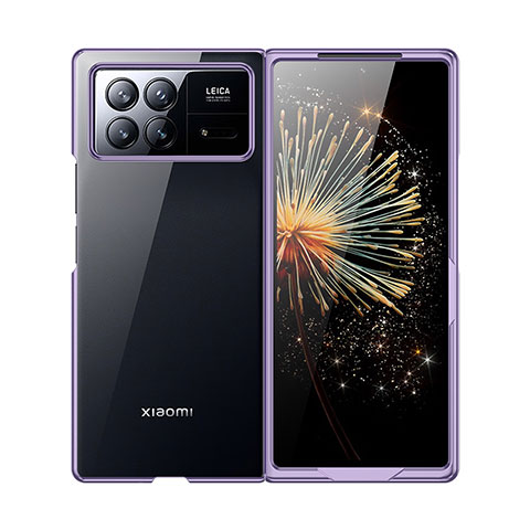 Housse Antichocs Rigide Transparente Crystal pour Xiaomi Mix Fold 3 5G Violet