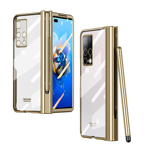 Housse Antichocs Rigide Transparente Crystal ZL2 pour Huawei Mate X2 Or