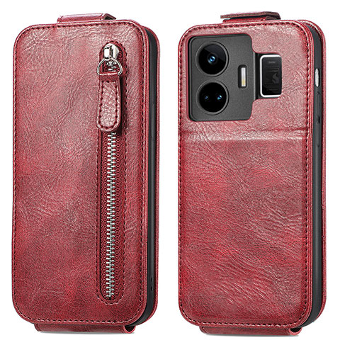 Housse Clapet Portefeuille Cuir pour Realme GT Neo5 5G Rouge