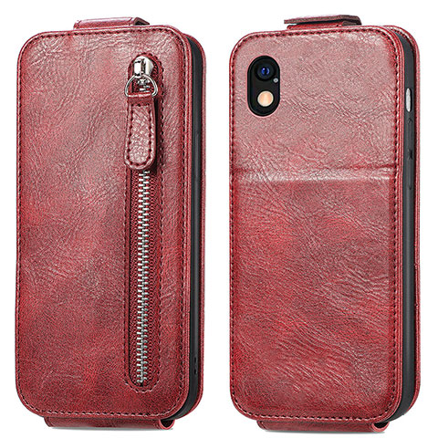 Housse Clapet Portefeuille Cuir pour Sony Xperia Ace III Rouge