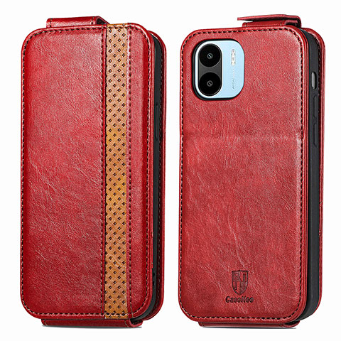 Housse Clapet Portefeuille Cuir pour Xiaomi Redmi A1 Rouge