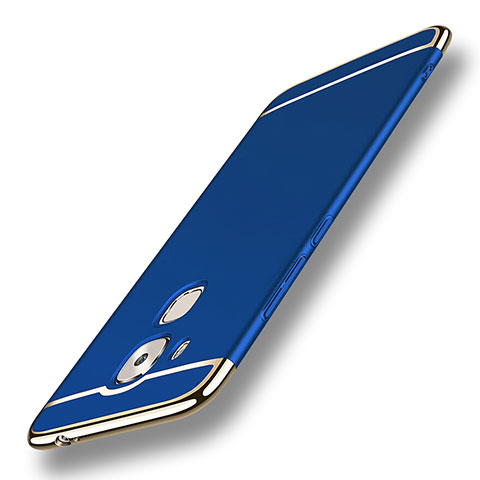 Housse Contour Luxe Metal et Plastique M01 pour Huawei Nova Plus Bleu