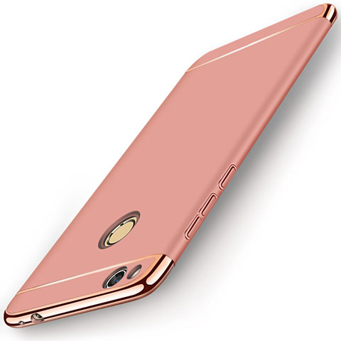 Housse Contour Luxe Metal et Plastique pour Huawei GR3 (2017) Or Rose