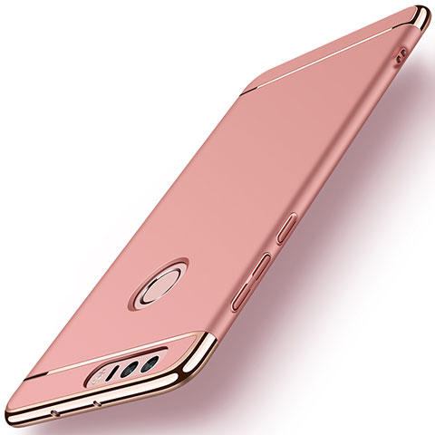 Housse Contour Luxe Metal et Plastique pour Huawei Honor 8 Or Rose