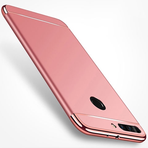 Housse Contour Luxe Metal et Plastique pour Huawei Honor 8 Pro Or Rose