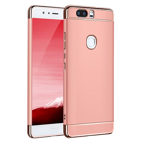 Housse Contour Luxe Metal et Plastique pour Huawei Honor V8 Or Rose