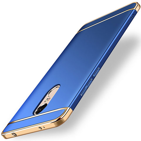 Housse Contour Luxe Metal et Plastique pour Xiaomi Redmi Note 4X Bleu