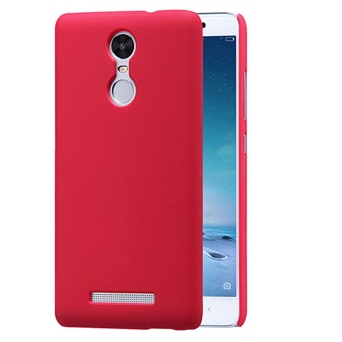 Housse Plastique Rigide Mailles Filet pour Xiaomi Redmi Note 3 Pro Rouge