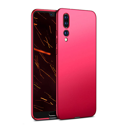 Housse Plastique Rigide Mat M02 pour Huawei P20 Pro Rouge