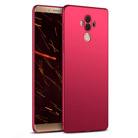 Housse Plastique Rigide Mat M03 pour Huawei Mate 10 Pro Rouge