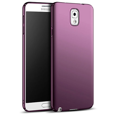 Housse Plastique Rigide Mat M05 pour Samsung Galaxy Note 3 N9000 Violet