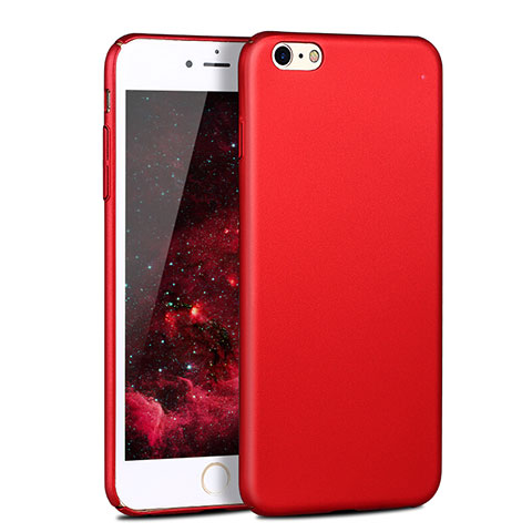 Housse Plastique Rigide Mat P04 pour Apple iPhone 6 Rouge