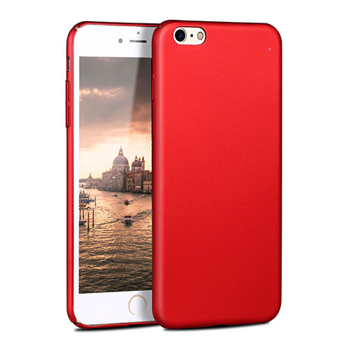 Housse Plastique Rigide Mat P06 pour Apple iPhone 6 Plus Rouge