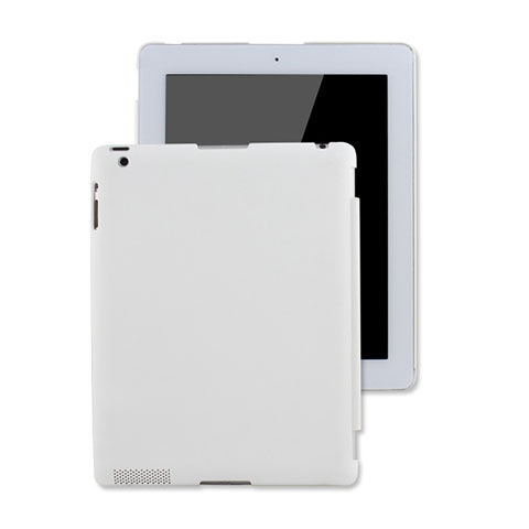 Housse Plastique Rigide Mat pour Apple iPad 3 Blanc