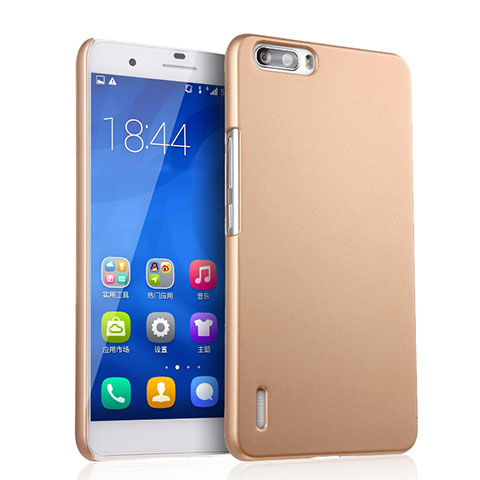 Housse Plastique Rigide Mat pour Huawei Honor 6 Plus Or