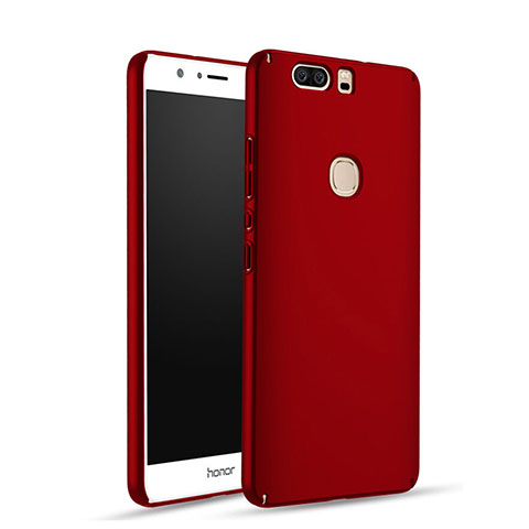 Housse Plastique Rigide Mat pour Huawei Honor V8 Rouge