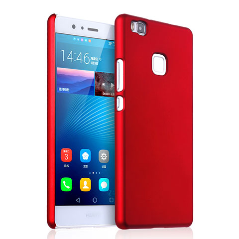 Housse Plastique Rigide Mat pour Huawei P9 Lite Rouge