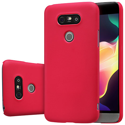 Housse Plastique Rigide Mat R01 pour LG G5 Rouge