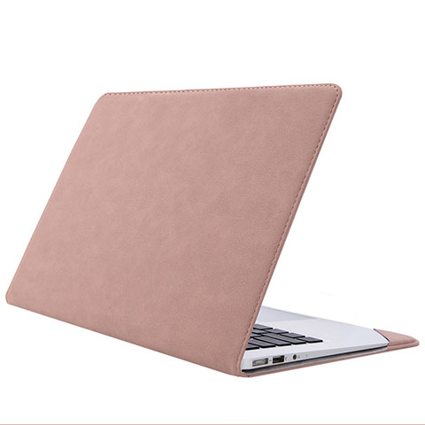 Housse Pochette Velour Tissu L01 pour Huawei Honor MagicBook 14 Rose