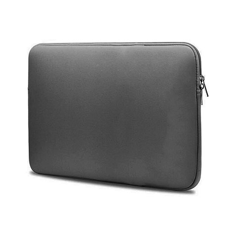 Housse Pochette Velour Tissu L04 pour Huawei Honor MagicBook 14 Gris