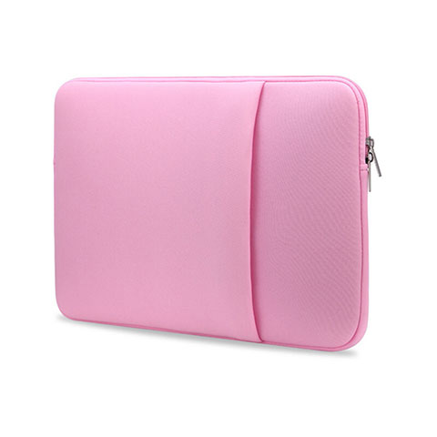 Housse Pochette Velour Tissu L05 pour Huawei Honor MagicBook 14 Rose