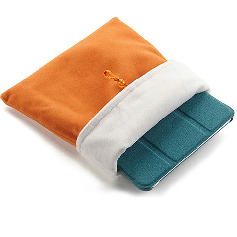 Housse Pochette Velour Tissu pour Apple iPad Mini Orange