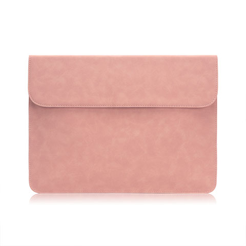 Housse Pochette Velour Tissu pour Huawei Honor MagicBook 15 Rose