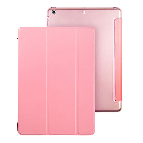 Housse Portefeuille Livre Cuir pour Apple iPad Air Rose